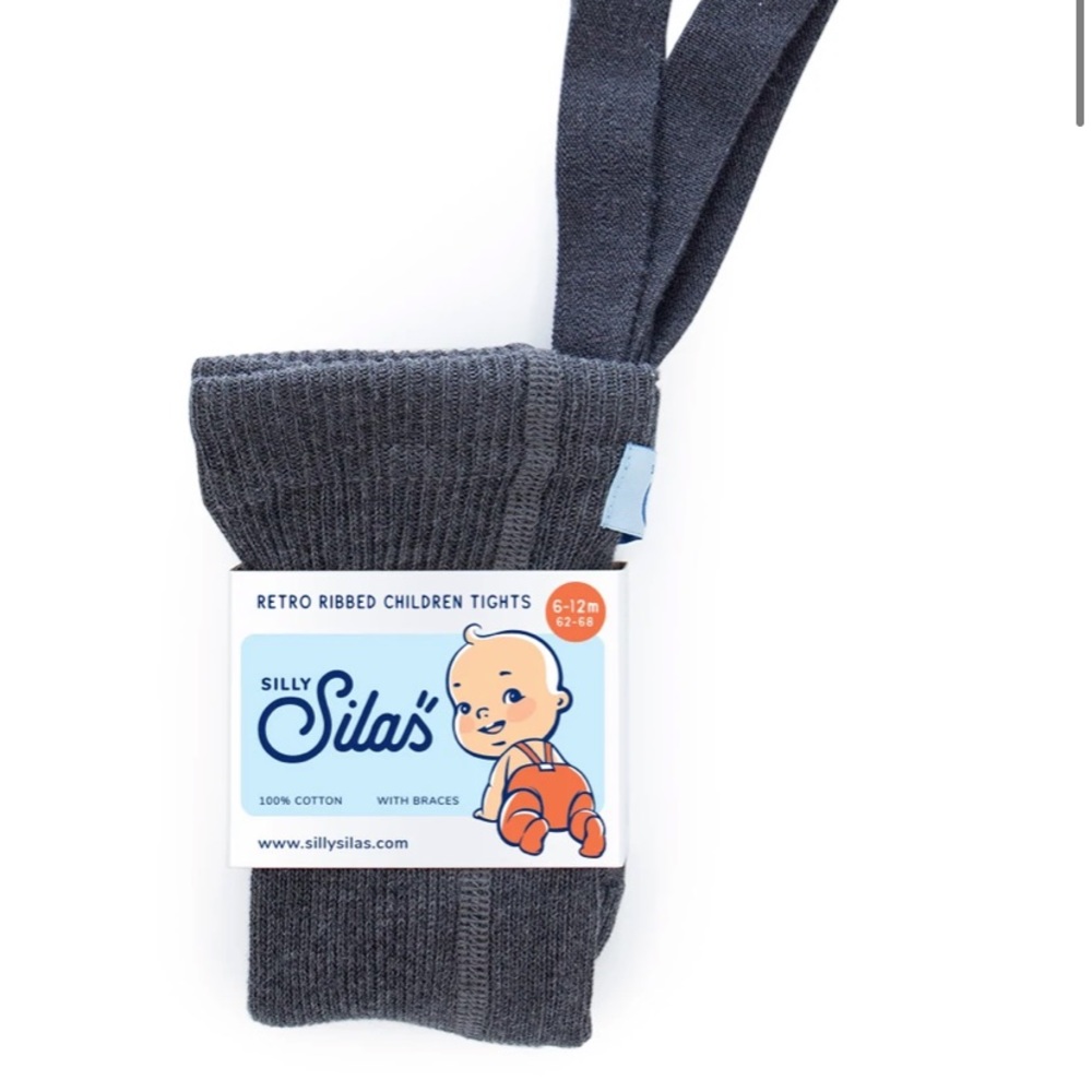Silly Silas Footed Dark Grey Blend